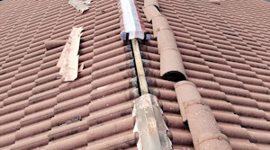 Avant mise en place d'un closoir ventilé